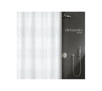 Spirella Elements by Rideau de Douche Polyester Code 120x200cm Blanc