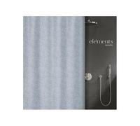 Spirella Elements by Rideau de Douche Polyester ILO 180x200cm Bleu Denim