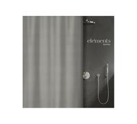 Spirella Elements by Rideau de Douche Polyester Mera 180x200cm Gris