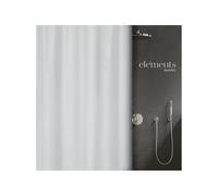 Spirella Elements by Rideau de Douche Polyester Pure 180x200cm Blanc