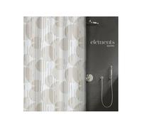 Spirella Elements by Rideau de Douche Polyester RAIO 240x180cm Beige