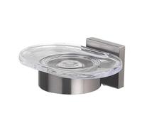 Spirella Gobelet à Fixer Acier Inoxydable chromé NYO Gris