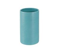 Spirella Gobelet Céramique Tube Ribbed Bleu
