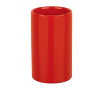 Spirella Gobelet Céramique Tube Rouge
