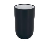 Spirella - Gobelet Cocco en Polystyrène Élégant et Pratique pour Votre Salle de Bain, Design Moderne, Idéal pour Un Usage Quotidien, Noir