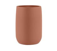 Spirella Gobelet de Salle de Bain Polyrésine, Modèle Zac, Terracotta