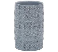 Spirella Gobelet Porcelaine Relief Gris