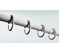 Spirella Lot de 12 Anneaux pour Rideaux de Douche C-Minor Blanc, NI