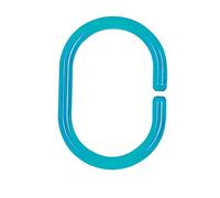 Spirella Lot de 12 Anneaux pour Rideaux de Douche C-Minor Bleu Clair