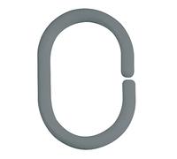 Spirella Lot de 12 Anneaux pour Rideaux de Douche C-Minor Gris