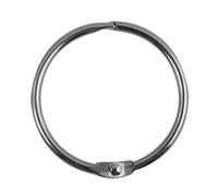 Spirella Lot de 12 Anneaux pour Rideaux de Douche Ringo Small Noir Titan