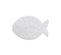 Spirella Lot de 5 Stickers Figurines antidérapantes de Douche ou Baignoire PVC Globefish 16x10,5cm Blanc