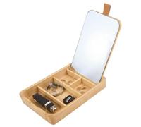 Spirella Miroir & Boîte à Bijoux Bambou rectangulaire ALAIS