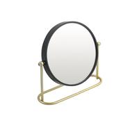 Spirella Miroir grossissant sur Pied Acier BLY Noir Mat & Doré