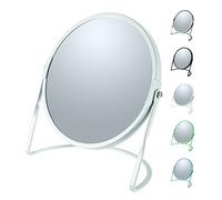 Spirella Miroir grossissant sur Pied Acier Akira Blanc Mat