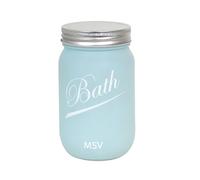 Spirella MSV Boîte Décorative pour Bain, Bleu, 13.5 X 8 X 8 Cm