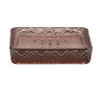 Spirella MSV Porte Savon Verre recyclé Carmina Terracotta