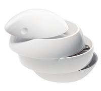Spirella Organisateur de Maquillage Box-Beauté Bowl Blanc