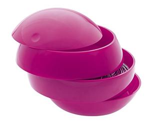 Spirella Organisateur de Maquillage Box-Beauté Bowl Rose Foncé