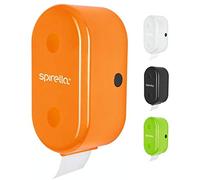 Spirella 1018767 Cube Orange Porte Rouleau Accessoires de Bain, ABS, 30 x 15 x 13 cm
