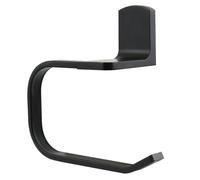 Spirella, Porte-Rouleau de Papier Toilette Taku à Coller ou à Percer, Design Élégant et Pratique, Idéal pour Salle de Bain, Noir Mat, Taille Standard, Couleur Noir