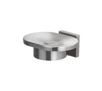 Spirella Porte Savon à Fixer Acier Inoxydable chromé NYO Gris