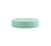Spirella Porte-Savon décoratif Aspect Pierre pour Salle de Bain - Dimensions : 11 x 11 x 3 cm - Vert Mat
