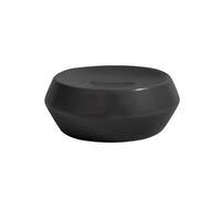 Spirella - Porte-Savon Joshua en Grès, Dimensions 12 x 5 cm, Élégant Accessoire de Salle de Bain, Design Moderne et Pratique pour Un Rangement Optimal, Noir