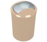 Spirella Poubelle à bascule Acrylique SYDNEY 5L Sable