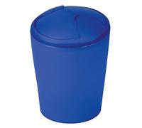 Spirella - Poubelle à bascule MOVE - Design Moderne et Compact - Couvercle Amovible et Facile à Nettoyer - Idéale Salle de Bain ou Cuisine - 5L Frosty Marine