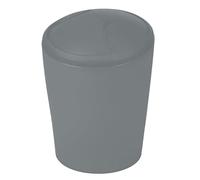 Spirella - Poubelle à bascule MOVE - Design Moderne et Compact - Couvercle Amovible et Facile à Nettoyer - Idéale Salle de Bain ou Cuisine - 5L Frosty Gris