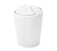 Spirella - Poubelle à bascule MOVE - Design Moderne et Compact - Couvercle Amovible et Facile à Nettoyer - Idéale Salle de Bain ou Cuisine - Rose - 2L