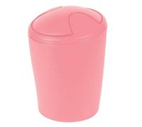 Spirella - Poubelle à bascule MOVE - Design Moderne et Compact - Couvercle Amovible et Facile à Nettoyer - Idéale Salle de Bain ou Cuisine - Terracotta - 2L