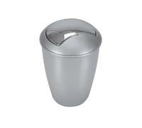 Spirella Poubelle à Bascule PP Atlanta 5L Gris Silver