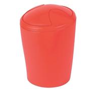 Spirella Poubelle à bascule PP MOVE 2L Frosty Rouge