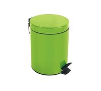 Spirella Poubelle 3 ou 5 litres Métal Sydney avec récipient intérieur en Plastique récyclé Salle de Bains Poubelle à pédale Boîte à ordures Vert