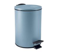 Spirella - Poubelle à Pédale Adelar - Acier Mat - Mécanisme Slow Close Silencieux - Revêtement Anti-Traces - Design Moderne et Élégant - Gris Mat - 3L