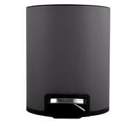 Spirella Poubelle à pédale INOX Riku 3L Gris Mat