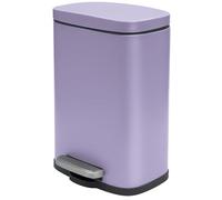 Poubelle de salle de bains 5L, lavande, MSV Akira