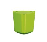 Trix Acryl Kiwi Vert Poubelle de Salle Bain / Seau Table Dreieck-Design +