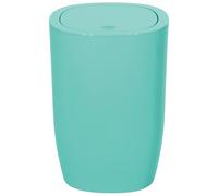 Spirella Pure Mint Poubelle de Salle de Bain, en polystyrène, Menthe, 25 x 17 x 17 cm