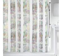Spirella, Rideau de Douche en Polyester Imperméable avec Motifs Colorés, Design Moderne et Élégant, Idéal pour Salle de Bain, Dimensions 180x200cm, Multicolore
