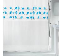 Spirella Rideau de Douche PEVA Birdy 180x200cm Bleu