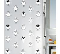 Spirella Rideau de Douche PEVA Lana 180x200cm Noir
