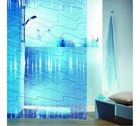 Spirella Rideau de Douche PEVA Pool 180x200cm Bleu