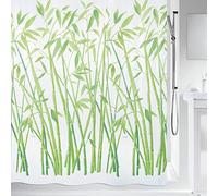 Spirella Rideau de Douche Polyester BAMBUS 180x180cm Vert