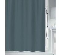 Spirella Rideau de douche Polyester PRIMO 120x200cm Gris Anthracite