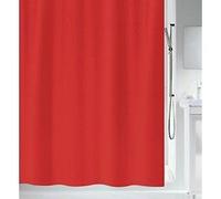 Spirella Rideau de douche Polyester PRIMO 120x200cm Rouge