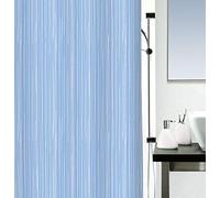 Spirella Rideau de Douche Polyester Raya 180x200cm Bleu Ciel