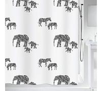 Spirella Rideau de Douche Polyester Serengeti 180x200cm Noir